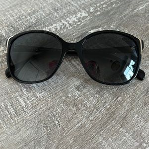 Prada black polarized sunglasses
